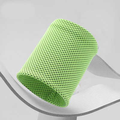 1 buc. Suport pentru încheietura mâinii, cu răcire cu gheață, pentru brățară de tenis, respirabilă, învelitoare pentru sport, pentru sală, yoga, volei, bandă de transpirație pentru mână