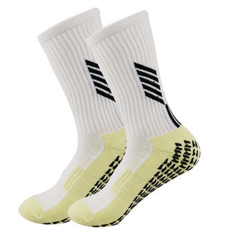Професионални противоплъзгащи футболни чорапи Дишащи баскетболни фитнес GYM Компресия Циркулационни Футболни чорапи за възрастни