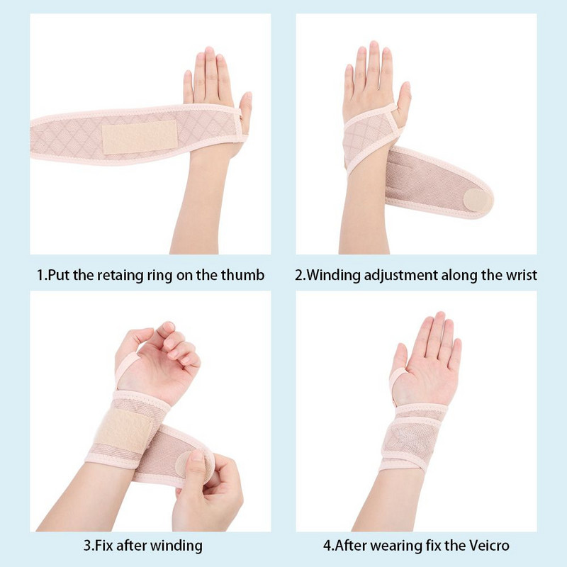 1kom kompresijski remen za zapešće Steznica za zapešće Sportska podrška za fitness, dizanje utega, tendonitis, artritis karpalnog tunela