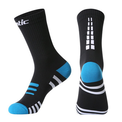 Santic dviračių kojinės Mtb dviračių kelių spalvų sportinės kojinės kvėpuojančios tinklinės lauko bėgimo slidinėjimo kompresinės kojinės