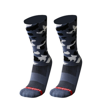 Колоездачни чорапи Камуфлажни чорапи за планинско колоездене на открито Компресионни дишащи мъже, жени Calcetines Ciclismo
