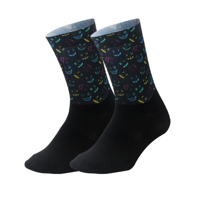 Professionaalsed õhukesed meeste rattasokid Kerged, hingavad, higistamisvastased jalgratta MTB sokid kõrge elastsusega jooksusokid