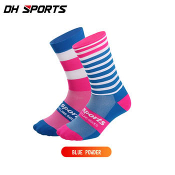 DH SPORTS Професионални чорапи за колоездене най-добрите фънки дишащи Wicking Road Bicycle Sport Compression Running Socks гореща разпродажба