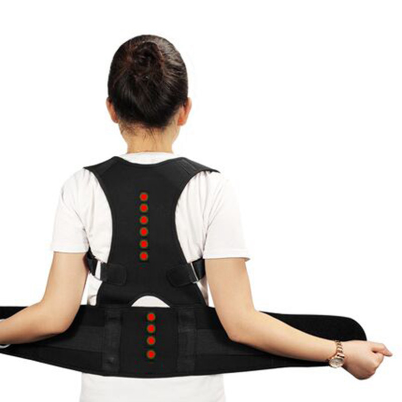 Διορθωτής στάσης Μαγνητική θεραπεία Κλαβίλα Ισιωτικό Πλάτης Στήριγμα ώμου Νάρθηκας Διόρθωση οσφυϊκής ζώνης Ρυθμιζόμενη Άνδρες Γυναίκες