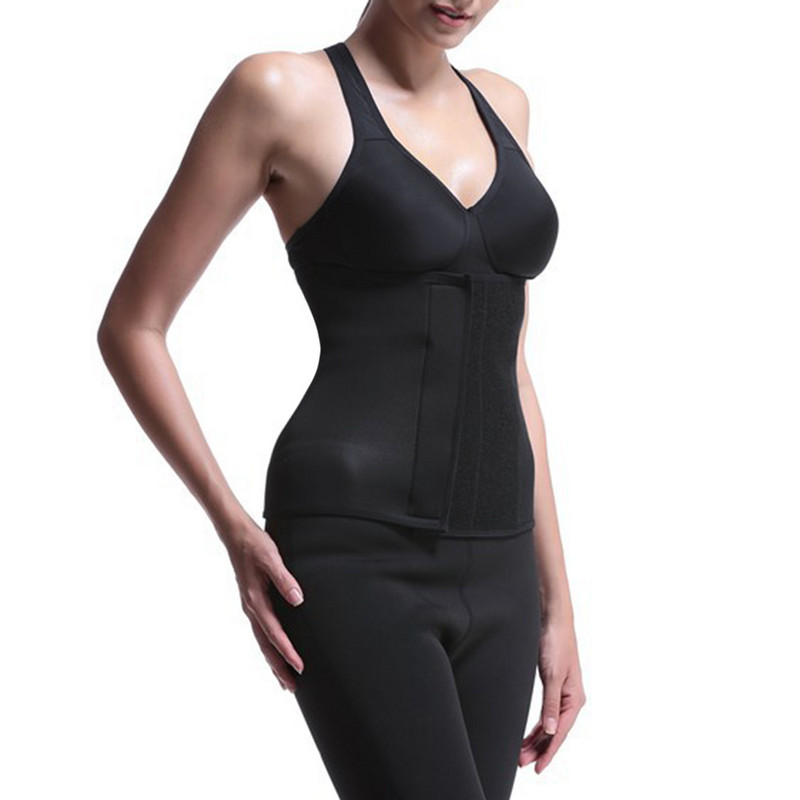 Salendav Shapewear Särk Naiste Fitness Body Shaper Vest Sport Jooga Top Salendav Sweat Kõhuvöö Kehakujundaja