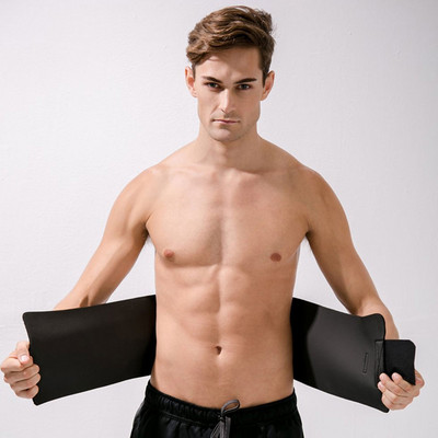 Vöötrimmer vöö naistele, meestele Sport taljetrenažöör Saunavöö Saunakostüümi efektiga alaselja ja nimmetugi