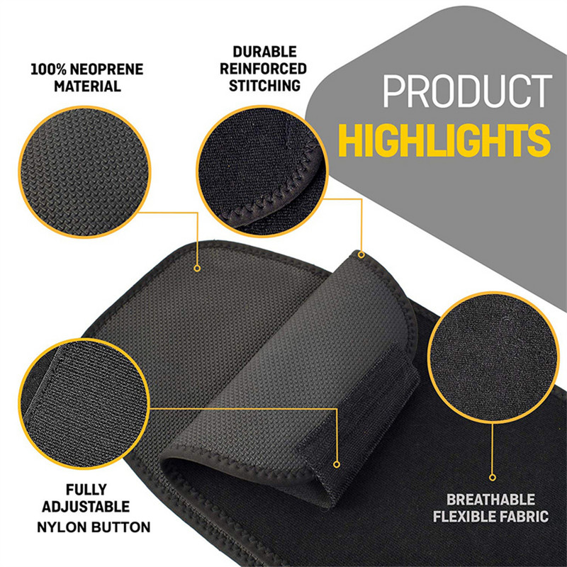 Vöötrimmer vöö naistele, meestele Sport taljetrenažöör Saunavöö Saunakostüümi efektiga alaselja ja nimmetugi