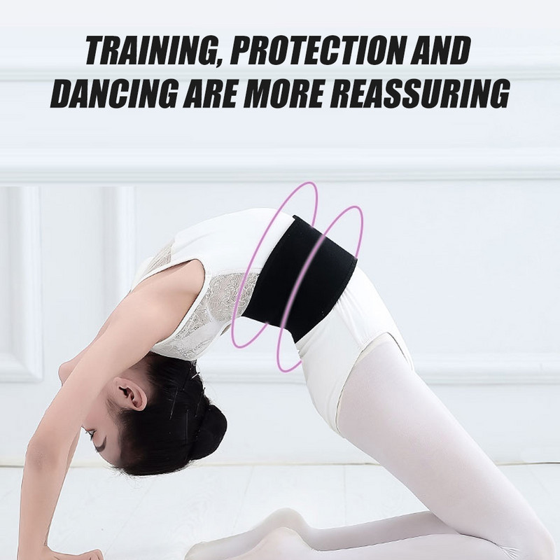 Dječji sportski potporni pojas za struk Podesiva naramenica za struk Plesna zaštitna traka za trbuh za ples jogu odbojku košarku trčanje