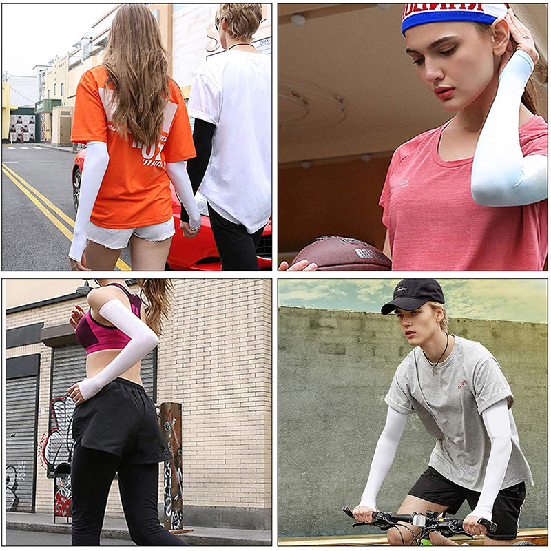 Lahe rattavarrukas Sport jahutusõlg Varrukad Päikesepõletusevastane päikesekaitse UV Spordiohutus Fitness Kehaehitus Meelelahutus