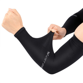 Летни слънцезащитни ледени ръкави Бързосъхнещи дишащи ръкави за велосипедни ръце UV защита Едноцветни ръкави за шофиране, риболов