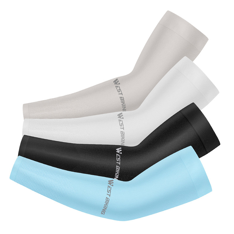 Летни слънцезащитни ледени ръкави Бързосъхнещи дишащи ръкави за велосипедни ръце UV защита Едноцветни ръкави за шофиране, риболов
