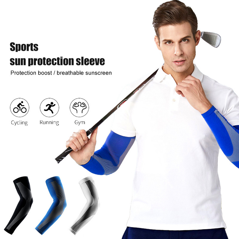 Μανίκια μπράτσων Προστασία από την υπεριώδη ακτινοβολία Μανίκια συμπίεσης Αθλητικά μακριά μανίκια Ποδηλασία Πεζοπορία γκολφ μπάσκετ Καλύμματα τατουάζ αγκώνων