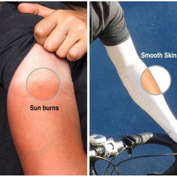1 Ζεύγος Αθλητικά Μανίκια Μπράτσας Προστασία από την ηλιακή ακτινοβολία UV Κάλυμμα χεριών Ψύξη μανίκια βραχίονα Άνδρες γυναίκες Τρέξιμο Ψάρεμα Ποδηλασία Μπάσκετ Ποδόσφαιρο