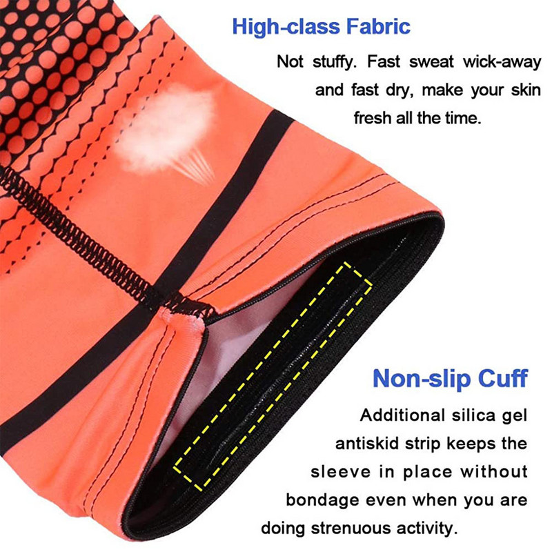 1 Paar Sports UV päikesekaitsega varrukad jahutus survevarre kate jooksmiseks jalgrattaga korvpalli sõitmiseks kalapüügiks unisex