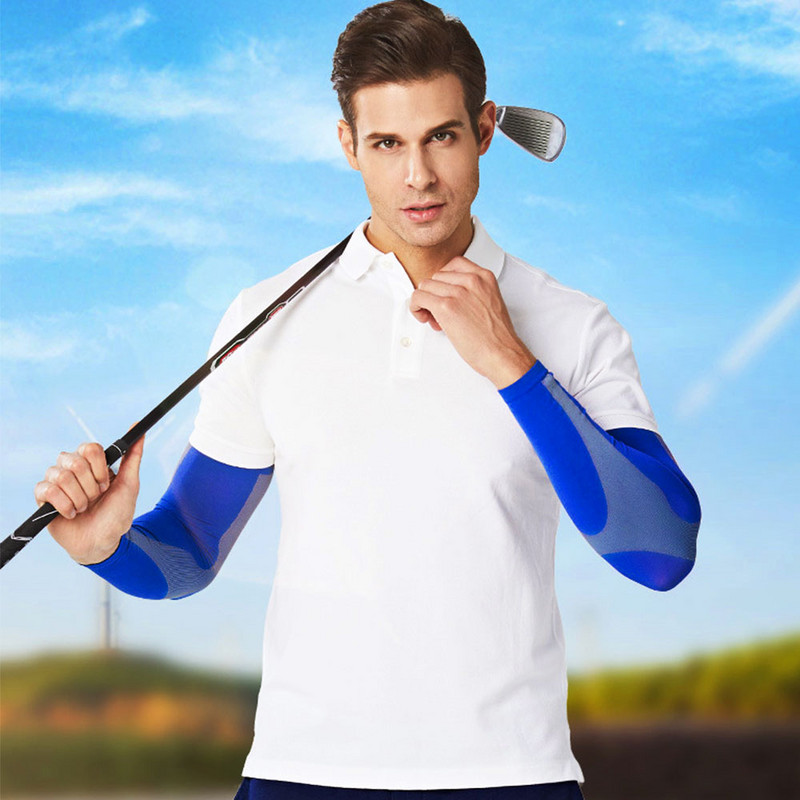 2 τεμάχια/Ζεύγος Summer Ice Silk Αντι-UV Cooling μανίκια βραχίονα συμπίεση για ποδηλασία οδήγηση τρέξιμο μπάσκετ ποδόσφαιρο υπαίθρια αθλήματα