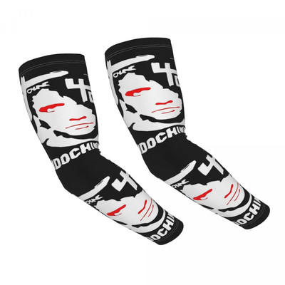 Geriausias meninis dizainas Muzika Indochine Sun UV Apsauga aušinimo rankovės Rankovės Moterys Vyrai Sportas Bėgimas Tatuiruotės Uždengimas