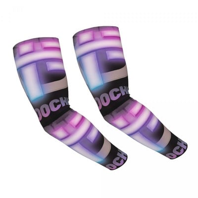 Geriausias meninis dizainas Muzika Indochine Sun UV Apsauga aušinimo rankovės Rankovės Moterys Vyrai Sportas Bėgimas Tatuiruotės Uždengimas