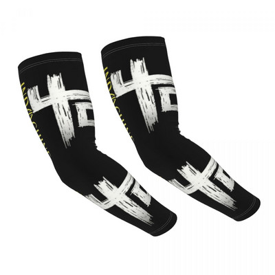 Geriausias meninis dizainas Muzika Indochine Sun UV Apsauga aušinimo rankovės Rankovės Moterys Vyrai Sportas Bėgimas Tatuiruotės Uždengimas