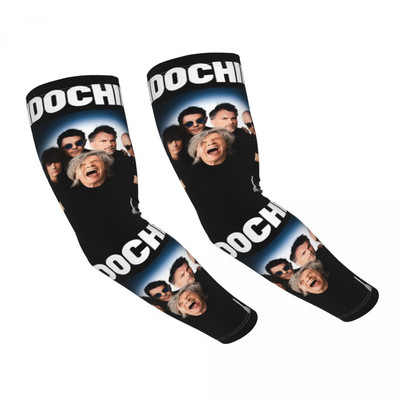 Geriausias meninis dizainas Muzika Indochine Sun UV Apsauga aušinimo rankovės Rankovės Moterys Vyrai Sportas Bėgimas Tatuiruotės Uždengimas