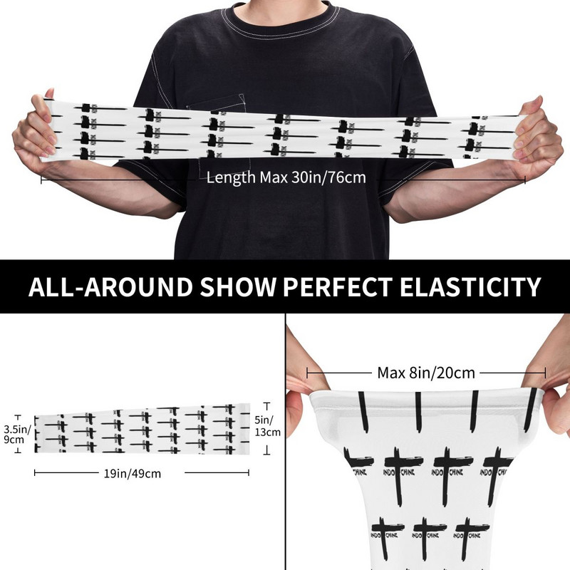 Geriausias meninis dizainas Muzika Indochine Sun UV Apsauga aušinimo rankovės Rankovės Moterys Vyrai Sportas Bėgimas Tatuiruotės Uždengimas