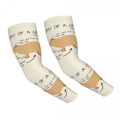 Capybara apsauga nuo UV spindulių aušinimo rankovės rankovės Vyrai Moterys Gyvūnai Naminiai Sportas Žvejyba Tatuiruotė Cover Up