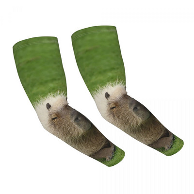 Capybara apsauga nuo UV spindulių aušinimo rankovės rankovės Vyrai Moterys Gyvūnai Naminiai Sportas Žvejyba Tatuiruotė Cover Up