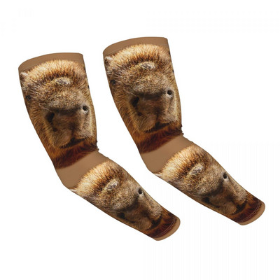 Capybara apsauga nuo UV spindulių aušinimo rankovės rankovės Vyrai Moterys Gyvūnai Naminiai Sportas Žvejyba Tatuiruotė Cover Up