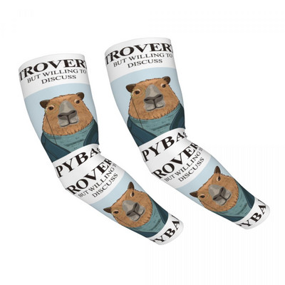 Capybara apsauga nuo UV spindulių aušinimo rankovės rankovės Vyrai Moterys Gyvūnai Naminiai Sportas Žvejyba Tatuiruotė Cover Up