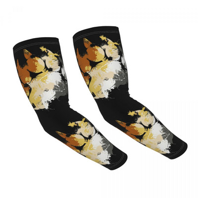 Nelaimės LGBTQ pasididžiavimo vėliava dryžuota rankovė, šiltesnė moteriška Vyriška LGBT UV apsauga nuo saulės tatuiruotė.