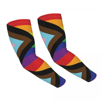 Chladivé LGBT Love Wins Rainbow Paint GLBT rukávy Muži Ženy Pride Športové kompresné tetovanie pre golf