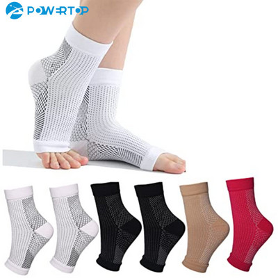 Чорапи за невропатия за жени, мъже, 1 чифт успокояващи компресионни чорапи за болка при невропатия, ортеза за глезена, облекчаване на подуване при плантарен фасциит