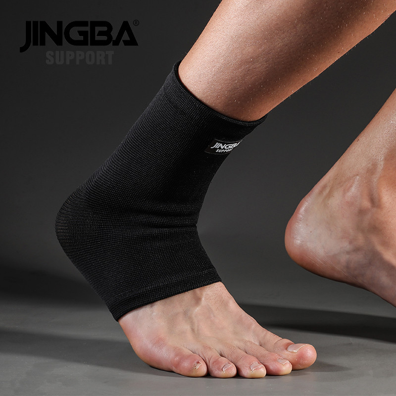 JINGBA SUPPORT 1 TK Sport Ohutus kompressioonsokid jalgpall Hüppeliigese tugi Korvpall Hüppeliigese tugi nailon Hüppeliigese kompressioon