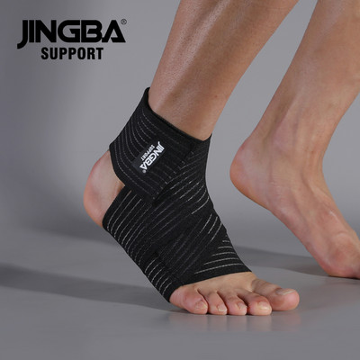 SUPPORT JINGBA 1 bucă bandă de înfășurare din nailon Suport de compresie pentru gleznă pentru bărbați Sport gleznă de protecție Tobillera Drop shipping