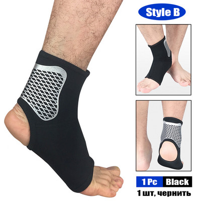 1 tk sportlikud pahkluu tugisokid, elastsed, hingavad jalatugede nikastuskaitse jalgrattasõiduks jooksmiseks korvpall jalgpall.