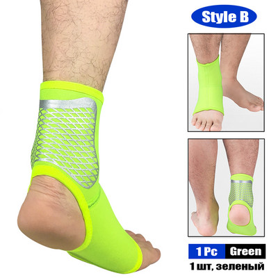 1 tk sportlikud pahkluu tugisokid, elastsed, hingavad jalatugede nikastuskaitse jalgrattasõiduks jooksmiseks korvpall jalgpall.