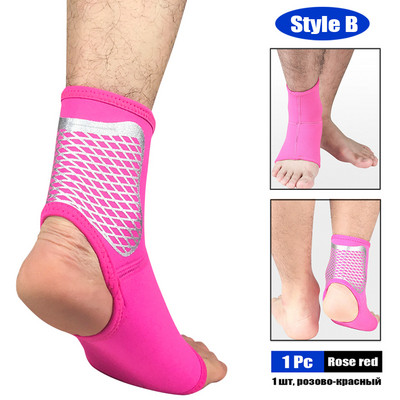 1 tk sportlikud pahkluu tugisokid, elastsed, hingavad jalatugede nikastuskaitse jalgrattasõiduks jooksmiseks korvpall jalgpall.