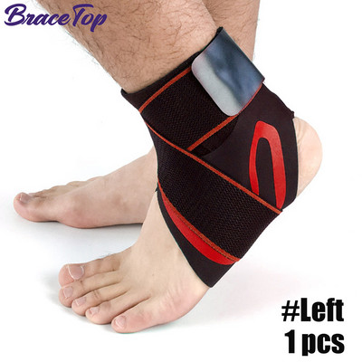 BraceTop 1 arvuti sportlik pahkluu traks, hingav pahkluu tugi, reguleeritav pahkluu stabilisaator koos survemähise toega jõusaalikaitsega