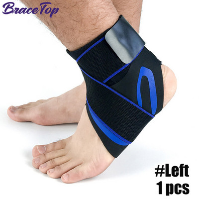 BraceTop 1 arvuti sportlik pahkluu traks, hingav pahkluu tugi, reguleeritav pahkluu stabilisaator koos survemähise toega jõusaalikaitsega