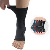 1 vnt Elastinis audimas Fitness kulkšnies apsauga Sportinė pėdos sąnario fiksuota kompresija dviračių jogos treniruotėms bėgimo kulkšnies atrama