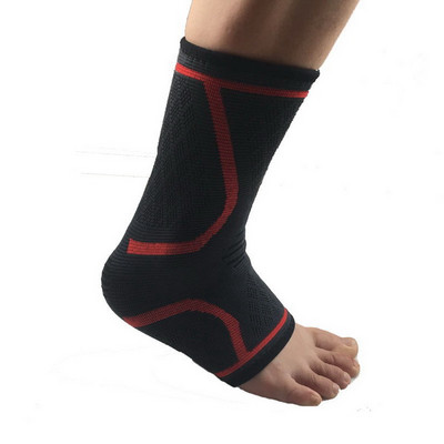 1 vnt Elastinis audimas Fitness kulkšnies apsauga Sportinė pėdos sąnario fiksuota kompresija dviračių jogos treniruotėms bėgimo kulkšnies atrama