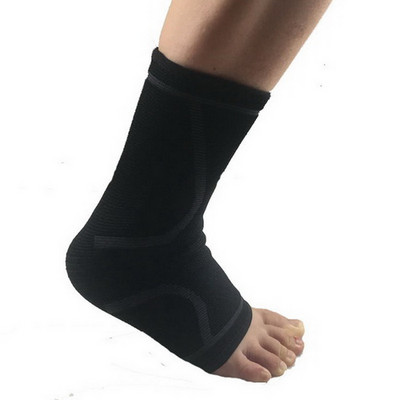 1 vnt Elastinis audimas Fitness kulkšnies apsauga Sportinė pėdos sąnario fiksuota kompresija dviračių jogos treniruotėms bėgimo kulkšnies atrama