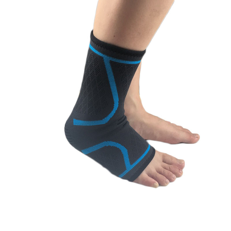1 vnt Elastinis audimas Fitness kulkšnies apsauga Sportinė pėdos sąnario fiksuota kompresija dviračių jogos treniruotėms bėgimo kulkšnies atrama