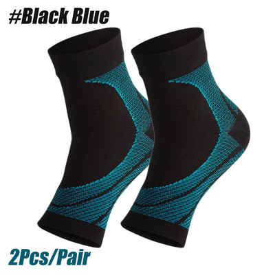 1 par Steznik za gležanj, kompresijski rukav, muškarci, žene, prozračne sportske čarape za vanjske potpore za stopala, ciklus trčanja, košarka, odbojka