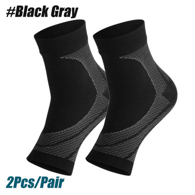 1 par Steznik za gležanj, kompresijski rukav, muškarci, žene, prozračne sportske čarape za vanjske potpore za stopala, ciklus trčanja, košarka, odbojka