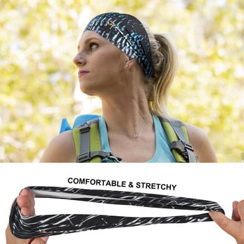 Αθλητισμός κεφαλόδεσμοι Sweatband Elastic Yoga Running Hair Band Ιδρώτας Επίδεσμος Προπόνηση Τένις Γυμναστήριο Τζόκινγκ Μπάσκετ Μαντίλι κεφαλιού Ανδρικές γυναίκες