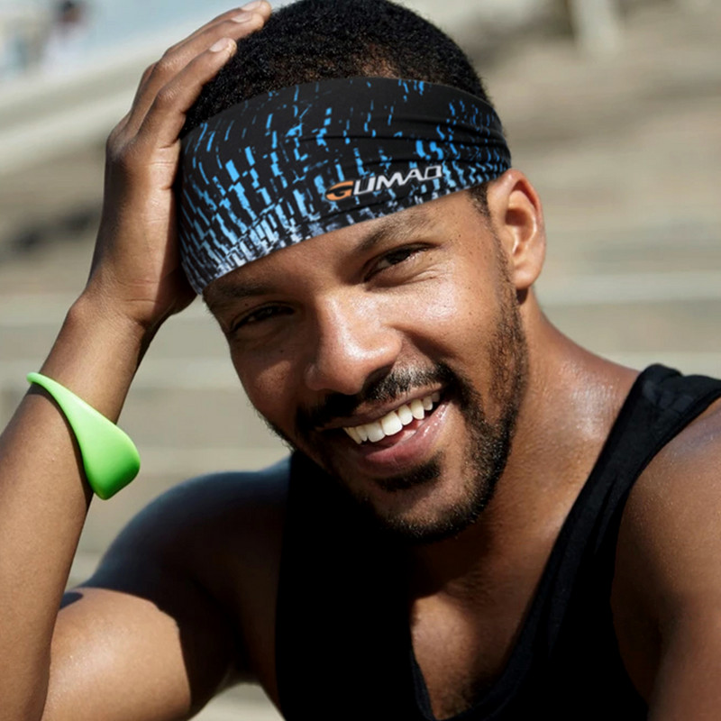 Sportske trake za glavu Traka za znojenje Elastična joga gumica za kosu za trčanje Zavoj za znoj Vježbanje Tenis Fitnes Jog Košarka Marama za glavu Muškarci Žene