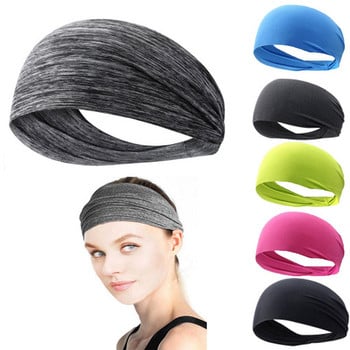 Elastic Yoga Headband Sport Sweatband Γυναικείες/Ανδρικές Αθλητικές μπάντες για τρέξιμο τουρμπάνι για εξωτερικό γυμναστήριο αθλητικός επίδεσμος