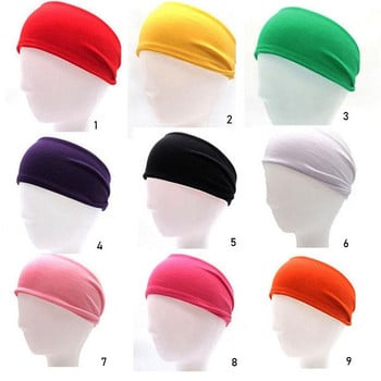 Absorbent Cycling Sports Sweat Headband Κορδέλα για άντρες και γυναίκες Yoga Hair Bands Head Sweat Bands Αθλητικά αξεσουάρ