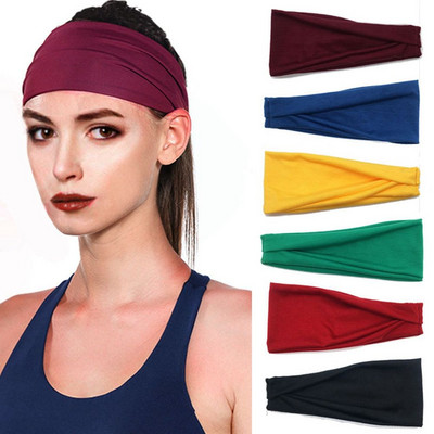 Absorbent Cycling Sports Sweat Headband Κορδέλα για άντρες και γυναίκες Yoga Hair Bands Head Sweat Bands Αθλητικά αξεσουάρ