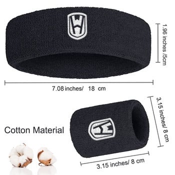 WorthWhile Cotton Athletic Headband Elastic Sweatbands Γυναικείες μπάσκετ Ανδρικά αθλητικά γυμναστήριο Fitness Sweat Band Volleyball Tennis